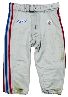 2008 Eli Manning Game Used New York Giants Pants From Game Vs. Browns On 10/13/08